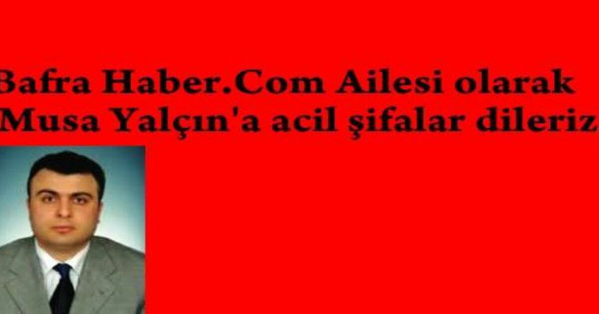 Musa Yalçın`a Nazar Değdi