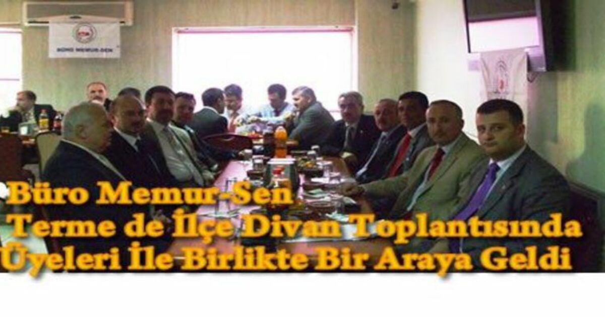 Büro Memur-sen Terme`de