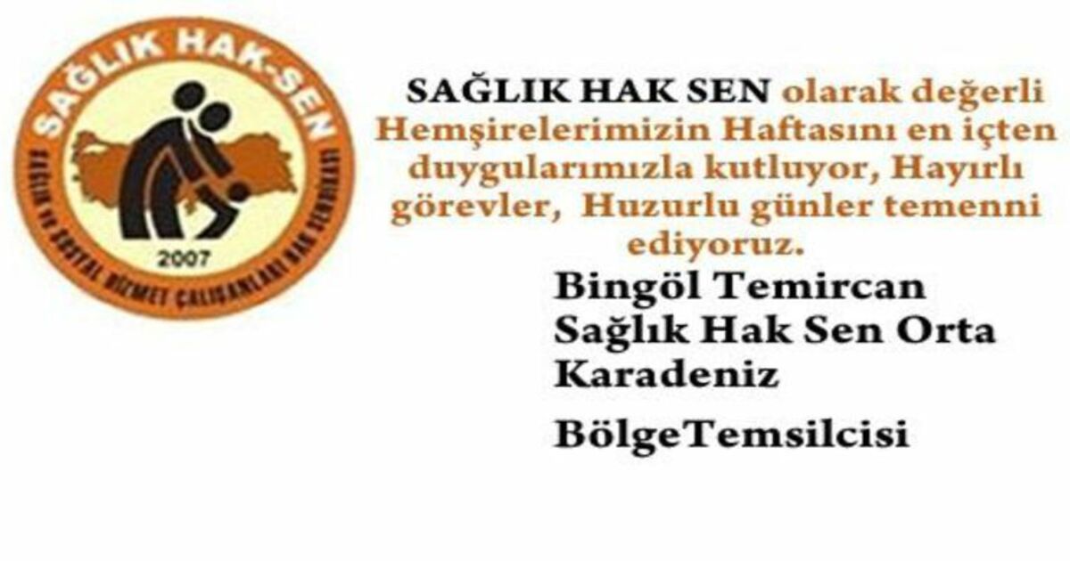 Sağlık Hak-sen Hemşireler Günü Kutlama