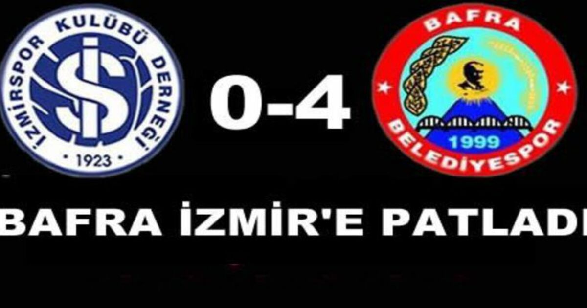 İzmirspor:0 Bafra Belediyespor:4