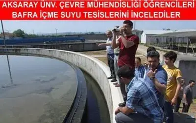 Öğrencilerden Bafra Su Tesislerine İnceleme