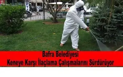 Keneye Karşı İlaçlamalar Sürüyor