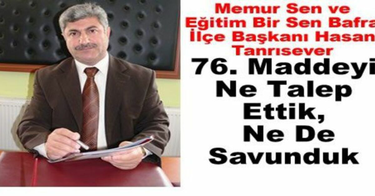 Tanrısever`den Çarpıcı Açıklama