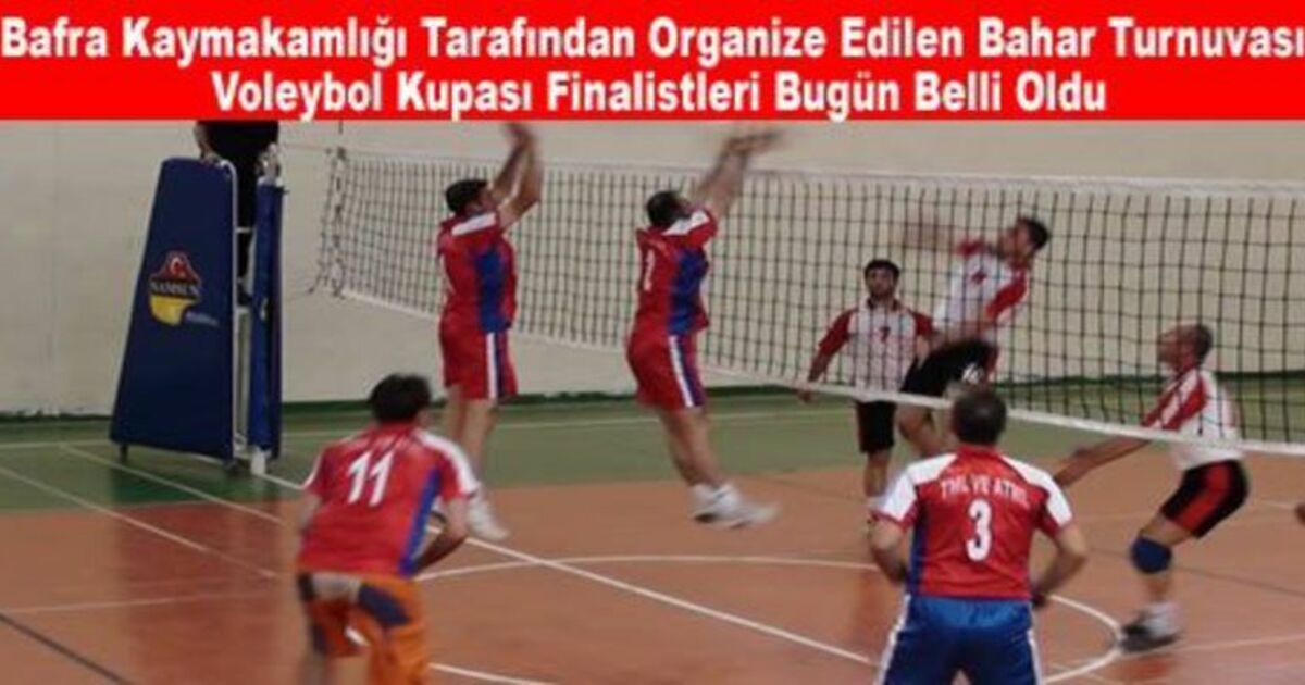 Bafra Lisesi Ve Milli Eğitim Finalde