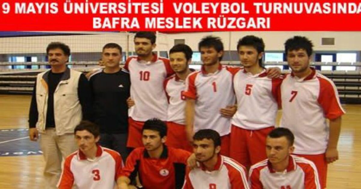 Bafra Meslek Yüksek Okulu Finalde
