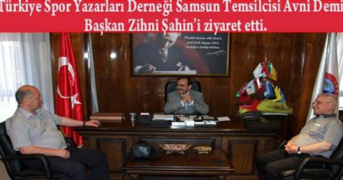 Avni Demir`den Başkan Şahin`e Ziyaret