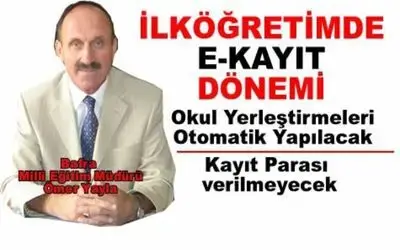 İlköğretimde E-kayıt Dönemi