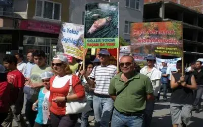 Bafra'da "Göller Yoksa Yaşam Da Yok" Yürüyüşü