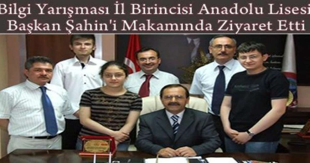 İl Birincisinden Başkan Şahin`e Ziyaret