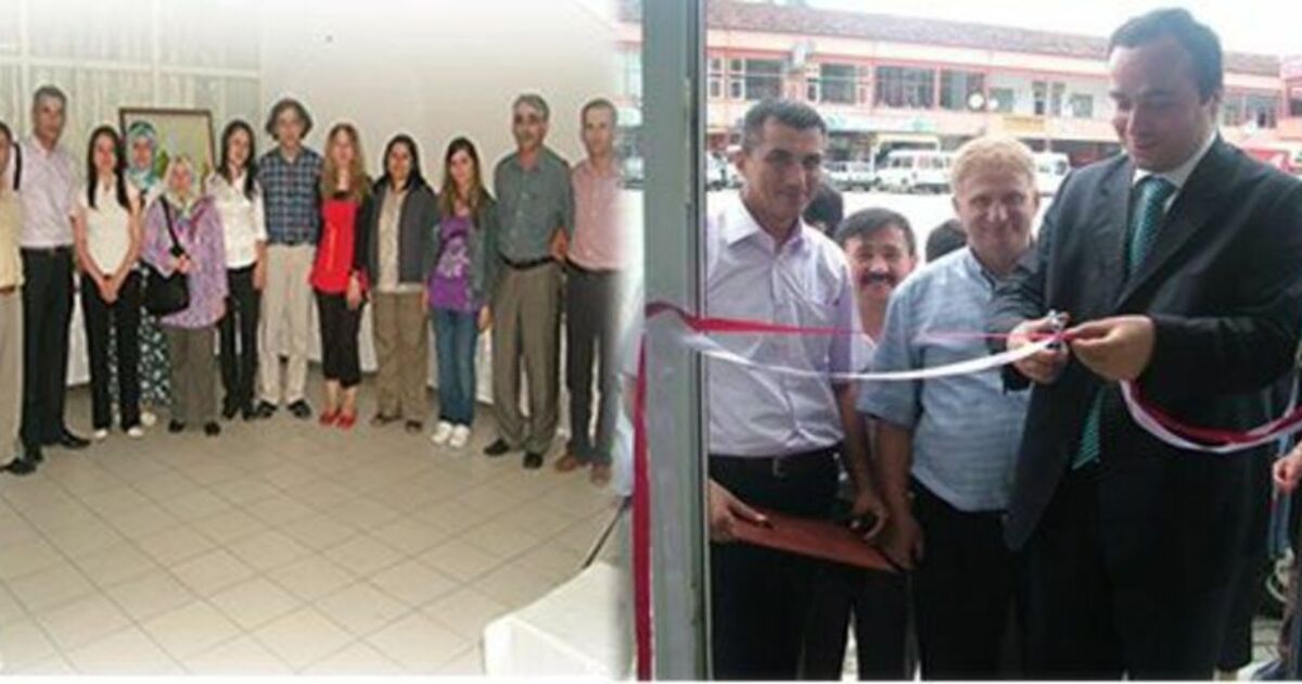 Halk Eğitim Kursiyerlerinden Resim Sergisi