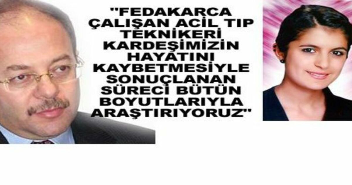 Bakan Akdağ Soruşturma Başlattı