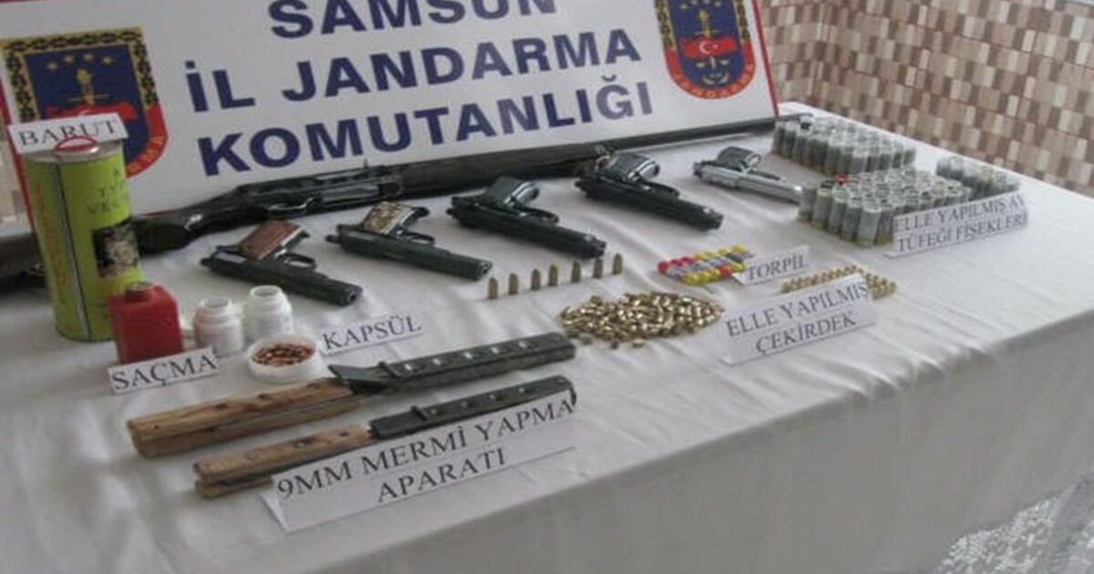Samsun'da Jandarmadan Silah Operasyonu