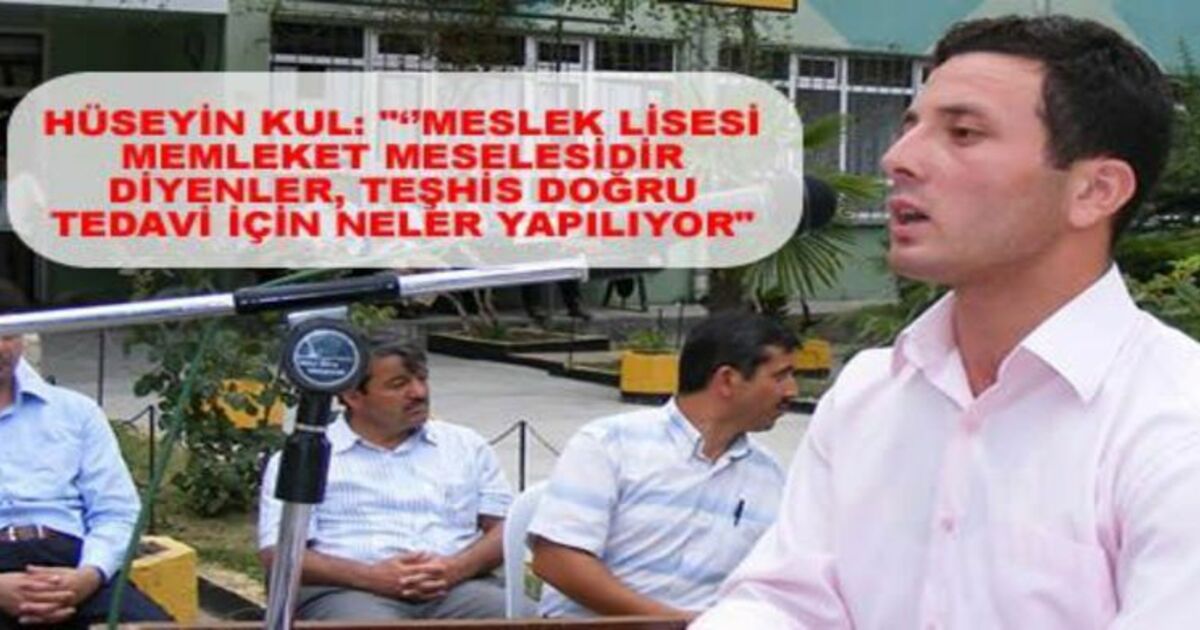Hüseyin Kul Öğrenciler Adına Konuştu