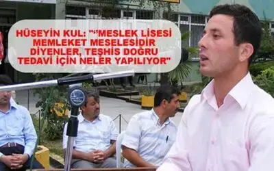 Hüseyin Kul Öğrenciler Adına Konuştu