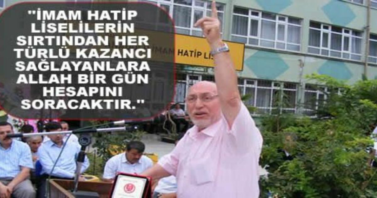 İmam-hatipliler Bu Memleketin Rahmet Membasıdır
