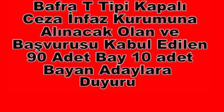 Bafra Adli Yargı Adalet Komisyonu Başkanlığı