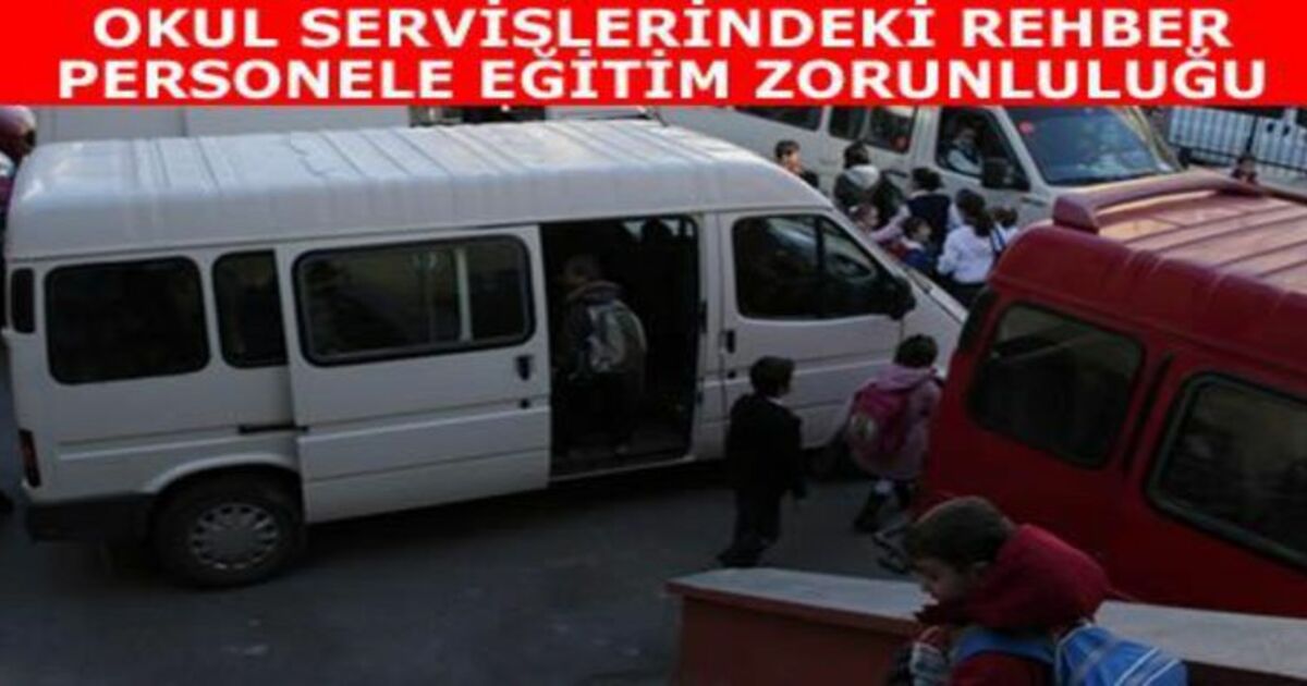 Okul Servislerine Eğitim Zorunluluğu