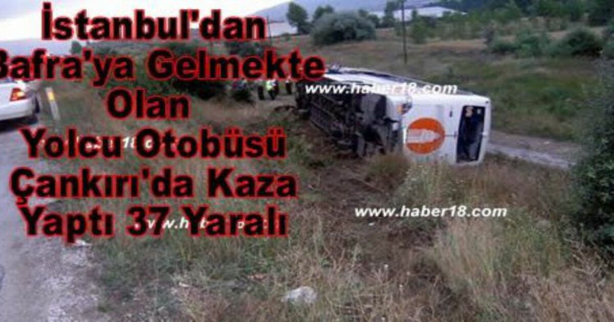 Çankırı Ilgaz`da Trafik Kazası 37 Yaralı