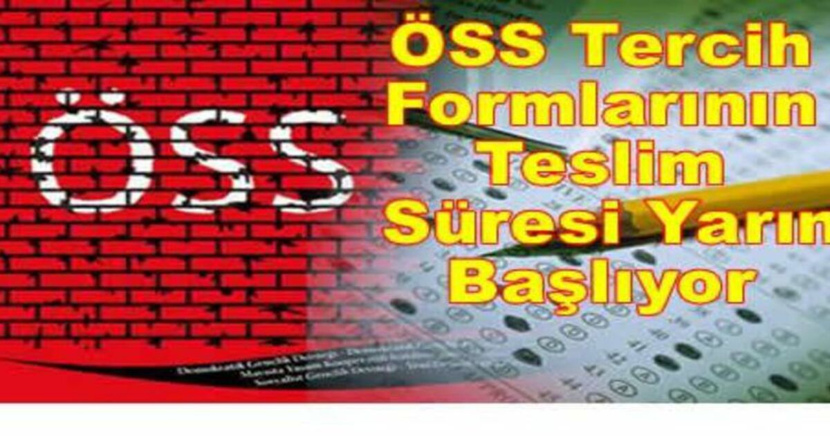 Formların Teslim Süresi Yarın Başlıyor