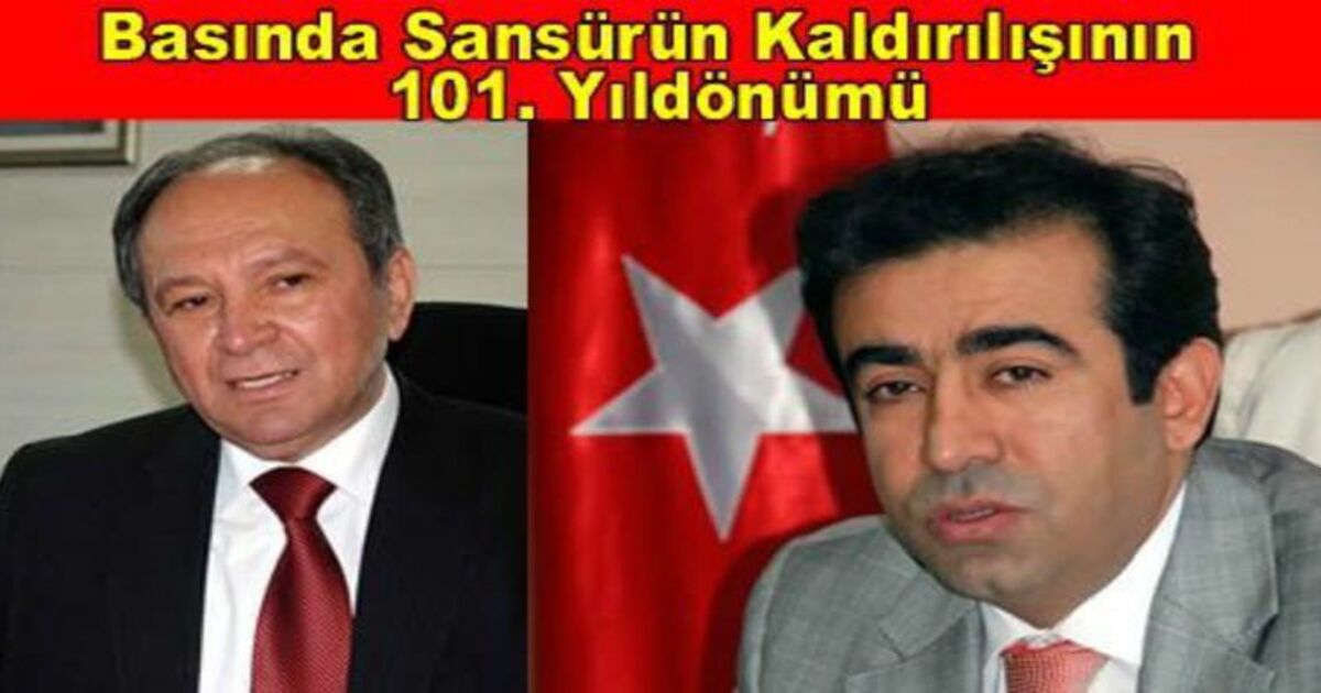 Basında Sansürün Kaldırılışının 101. Yıldönümü