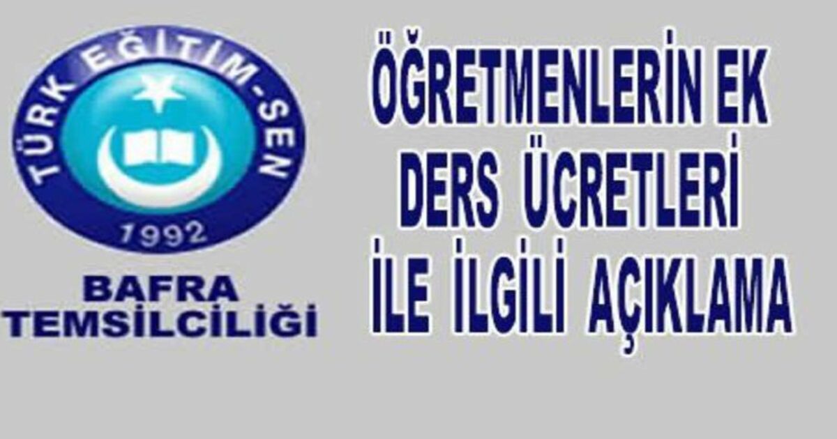 Bafra Türk Eğitim-sen Basın Açıklaması