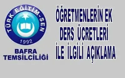 Bafra Türk Eğitim-sen Basın Açıklaması