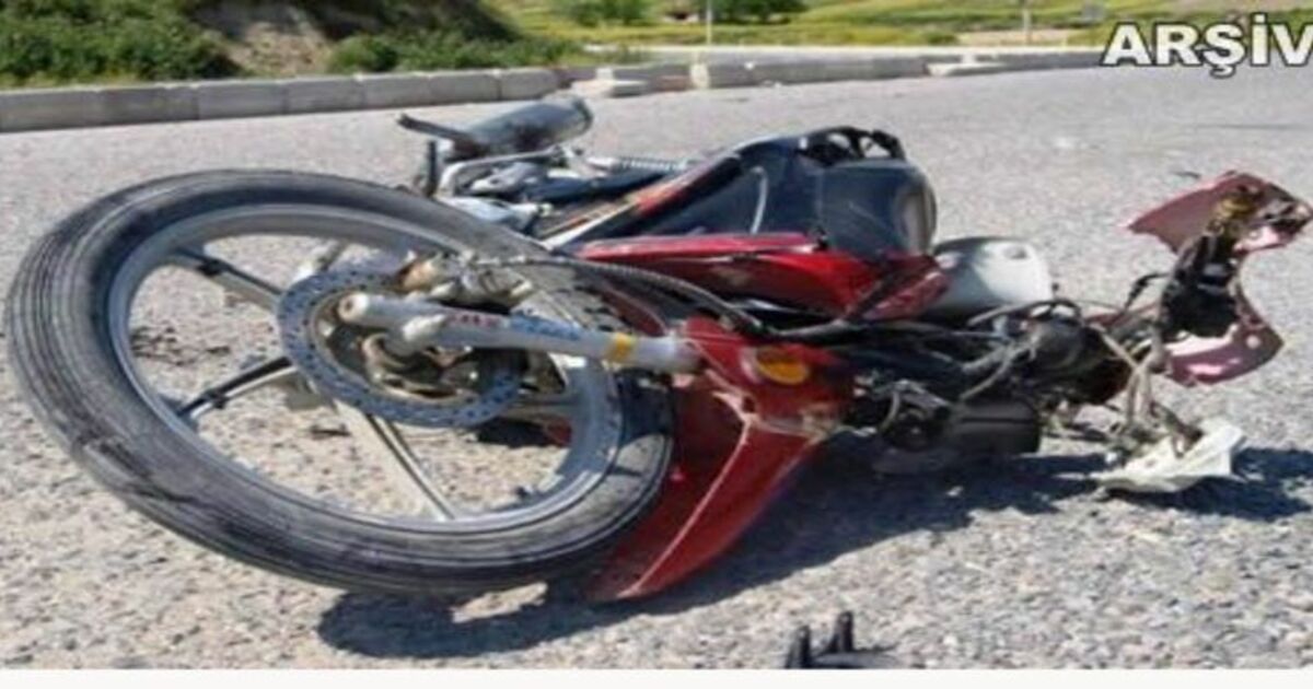 Bafra`da Motosiklet Kazası 2 Yaralı