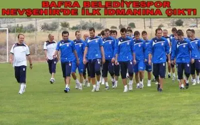 Bafra Belediyespor İlk İdmanına Çıktı