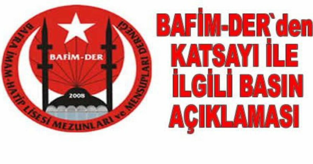 Bafim-der Basın Açıklaması