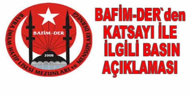 Bafim-der Basın Açıklaması - Bafim-Der Basın Açıklaması