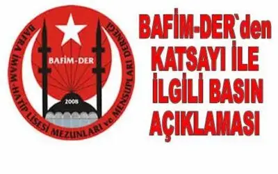 Bafim-der Basın Açıklaması
