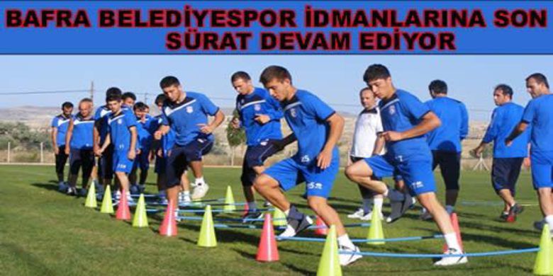 İdmanlar Son Sürat Devam Ediyor - Bafra Belediyespor Teknik Direktörü Erol Servet Bağlar`dan Futbolculara Komando Eğitimi