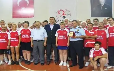 Veteranlar Balkan Badminton Şampiyonası Bafra'da Başladı