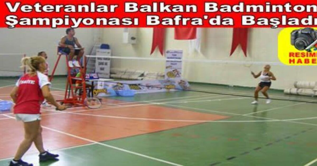 Badminton Şampiyonası Bafra`da Başladı
