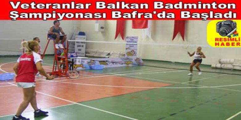 Badminton Şampiyonası Bafra`da Başladı - Türkiye Badminton Federasyonu tarafından düzenlenen Veteranlar Balkan Badminton Şampiyonası Bafra Kapalı Spor Salonunda Başladı.