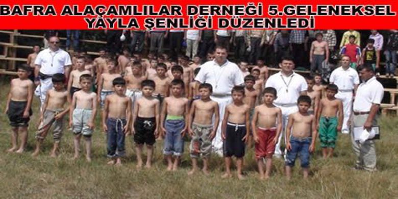 Alaçam`da Keşkek Şöleni Ve Yayla Güreşleri - Samsun`un Alaçam ilçesinde Keşkek Şöleni ve Yayla Güreşleri düzenlendi.
