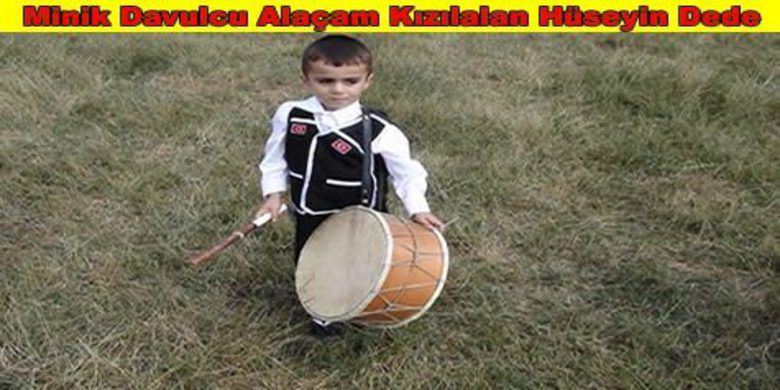 5. Yayla Şenlikleri`nin Maskotu Oldu - Bafralı  minik davulcu Kaan Uyanık (5), Alaçam Kızılalan 5. Yayla Şenlikleri`nin maskotu oldu