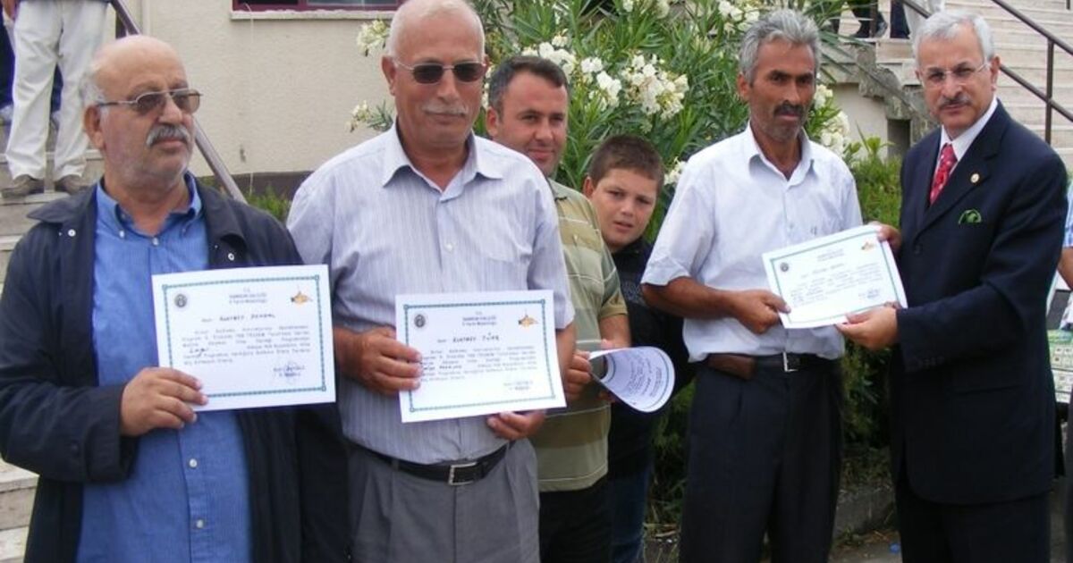 Bafra'da Sertifika Töreni