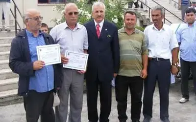 Bafra`da Üreticilere Ekipman Dağıtımı Yapıldı