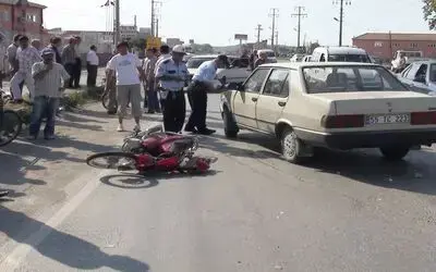 Bafra'da Trafik Kazası: 2 Yaralı