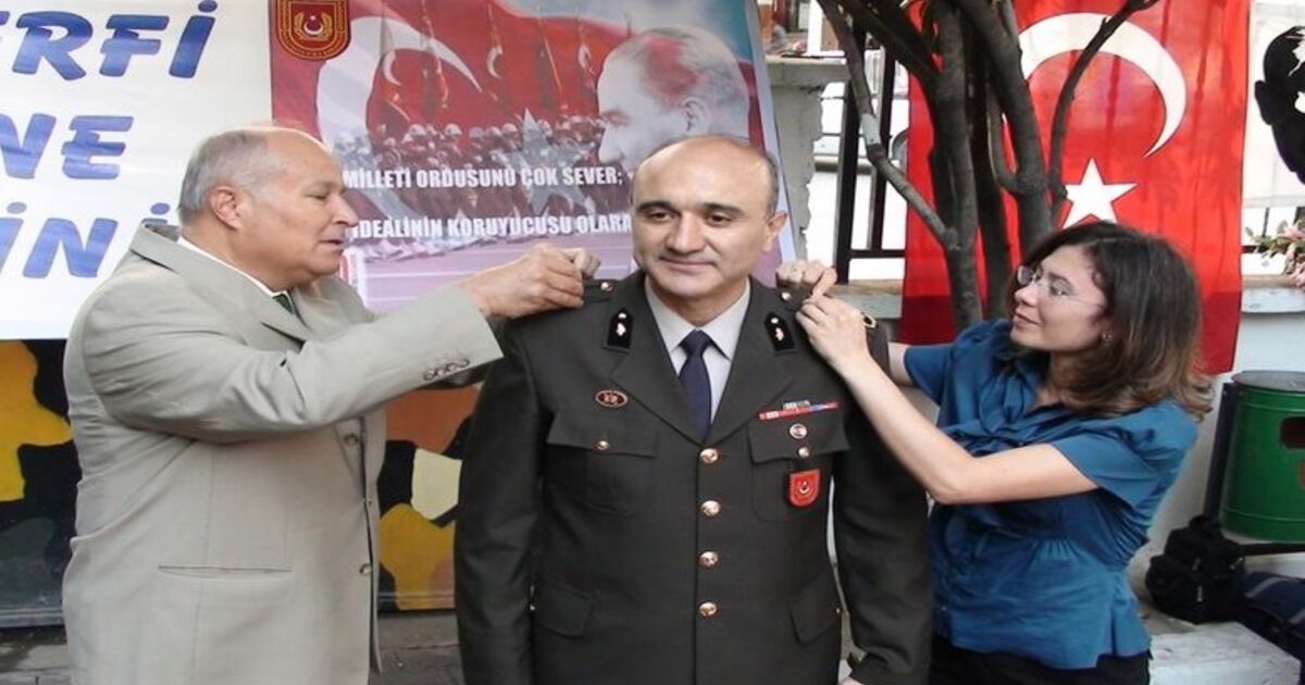 Bafra’da Rütbe Takma Töreni