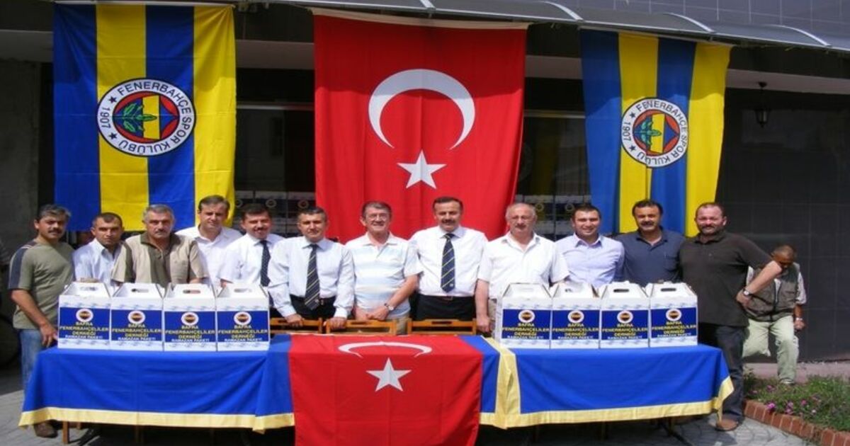 Bafra Fenerbahçeliler Derneği'nden Kumanya Yardımı