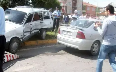 Bafra’da Trafik Kazası: 2 Yaralı
