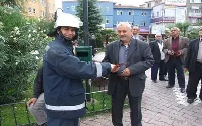 Bafra’da ‘itfaiye Haftası’ Kutlaması