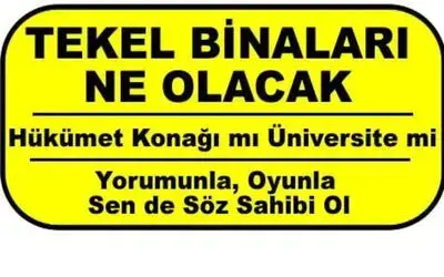 Tekel Binaları Ne Olacak`