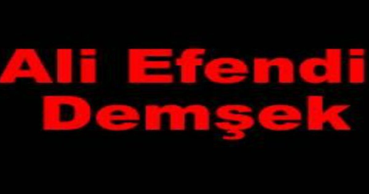 Ali Efendi Demşek