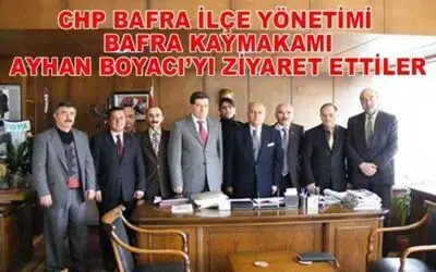 Chp`den Kaymakam Boyacı`ya Ziyaret
