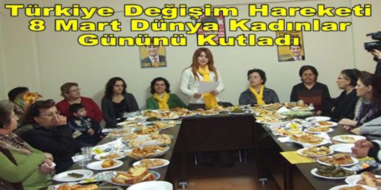 Tdh Kadınlar Gününü Kutladı - Türkiye Değişim Hareketi Bafra Kadın Kolları 8 Mart dünya emekçi Kadınlar günü dolayısıyla Kahvaltı Düzenledi.