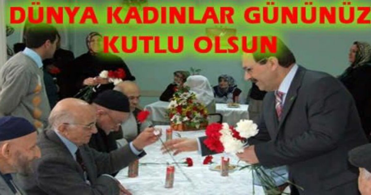 Kadınlar Gününde Huzurevi Ziyareti