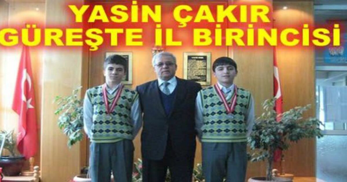 Yasin Çakır Güreşte İl Birincisi Oldu